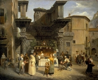 LA FESTA DI S.GIUSEPPE DI FRONTE AL FORO DI NERVA