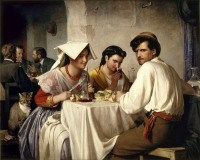 IN UN'OSTERIA ROMANA