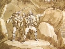 Briganti in attesa dell'assalto a una carrozza