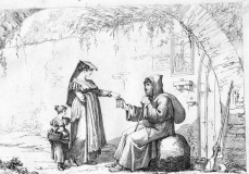 Donna di Frascati ed un Eremita