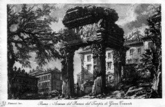 AVANZO DEL PRONAO DEL TEMPIO DI GIOVE TONANTE