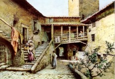 Corte del palazzo Anguillara