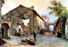 Via Giulia e Fontana del Mascherone