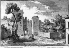 PORTA S.LORENZO OT ESQUILINA (in realtà TIBURTINA)
