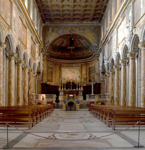 interno della basilica s.marco