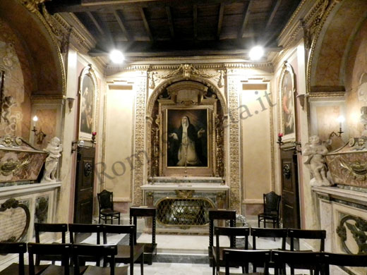 cappella del transito di santa chiara