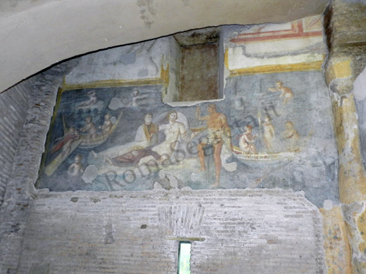 affresco del ninfeo di proserpina