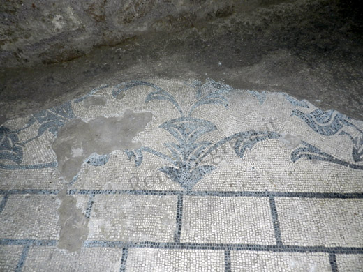 pavimento nelle case romane al celio