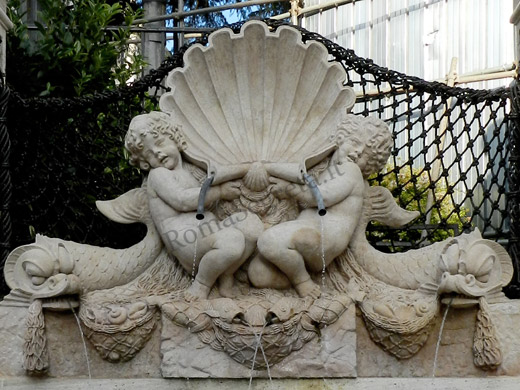 dettaglio della fontana sallustiana