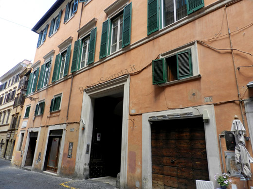 palazzo di antonio massimo a via dell'orso