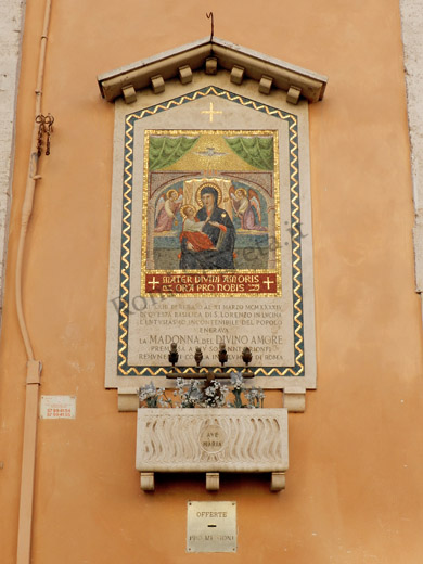 madonna del divino amore a piazza di s.lorenzo in lucina