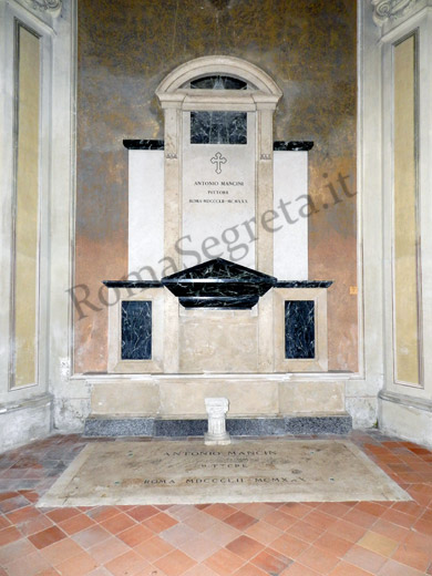 monumento funebre del pittore mancini