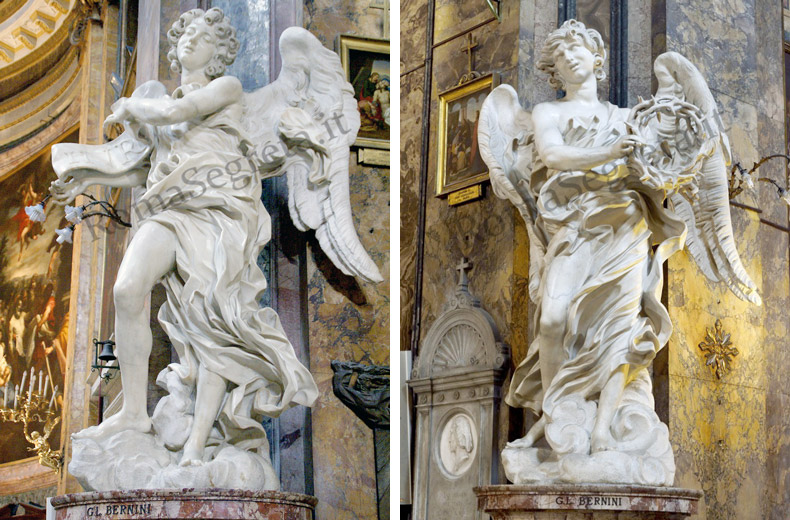 angeli del bernini a s.andrea delle fratte