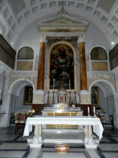 interno di san bonaventura al palatino