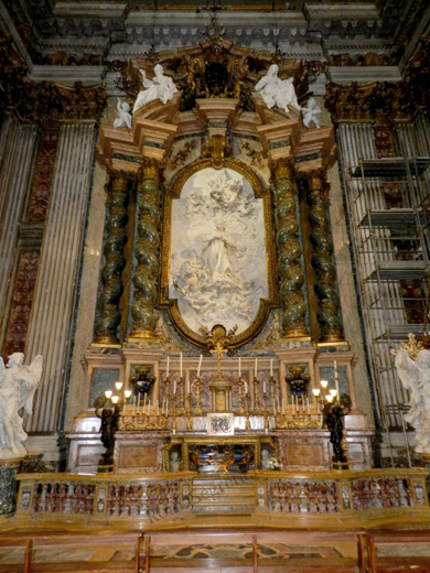 altare dedicato a san luigi gonzaga