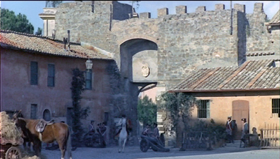 scena a ostia antica a la tosca