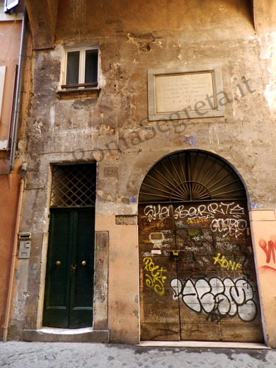 casa di metastasio a via dei cappellari