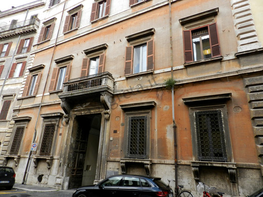 palazzo rocci pallavicini a via di monserrato