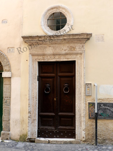 casa di alessandro lancia a via di s.salvatore in campo