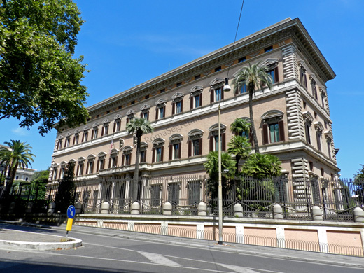 palazzo margherita a via vittorio veneto