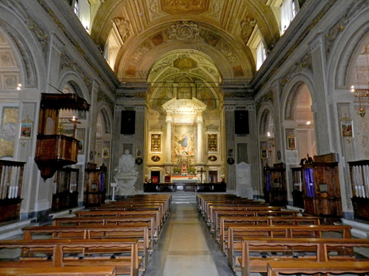 interno di santa maria della concezione