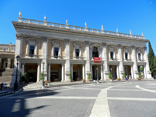 palazzo dei conservatori su piazza del campidoglio