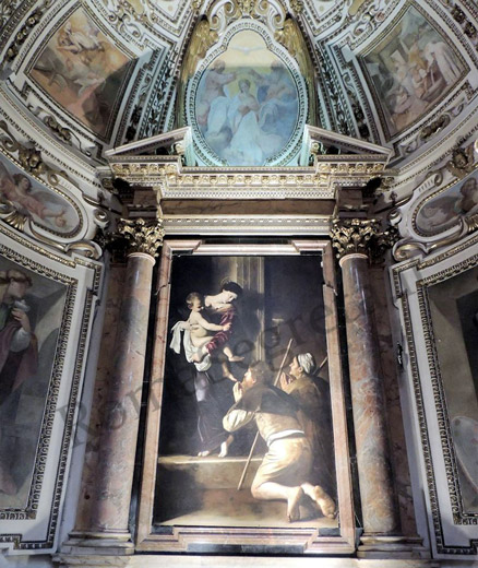 madonna dei pellegrini del caravaggio