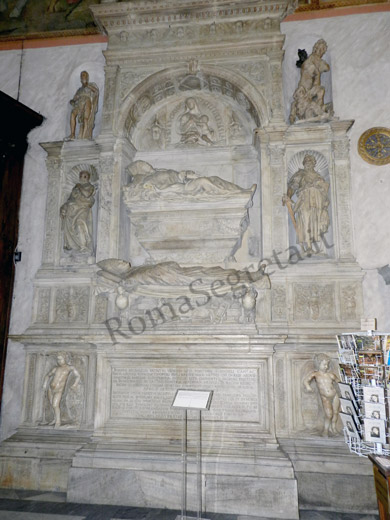 doppio monumento funebre a s.marcello