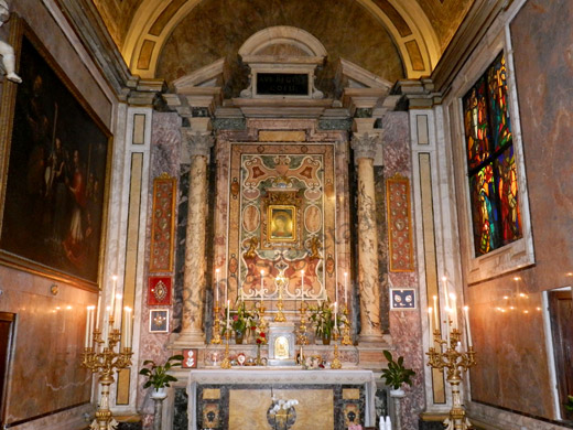 cappella della madonna del pozzo a s.maria in via