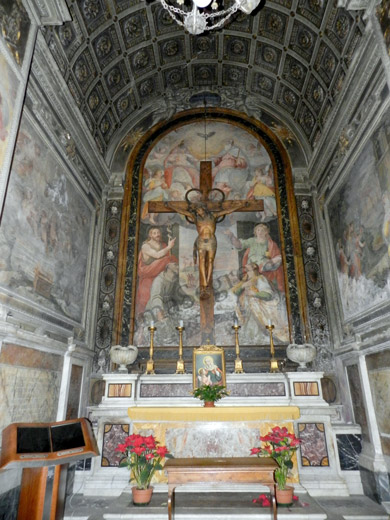 cappella della santissima trinità a s.maria in via