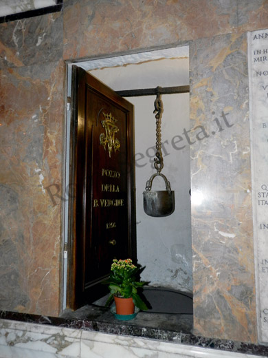 pozzo nella cappella della madonna a s.maria in via