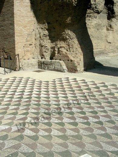 mosaico alle terme di caracalla