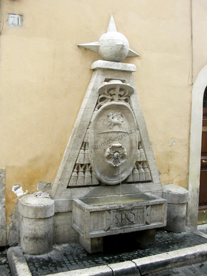 fontana a piazza della cancelleria