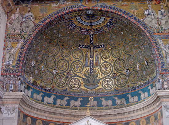 mosaico absidale di s.clemente