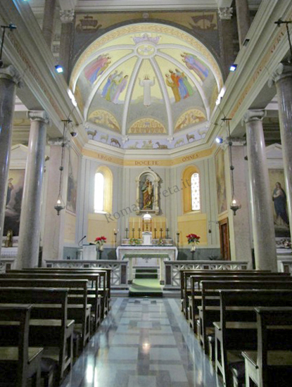 interno di s.giuseppe di cluny