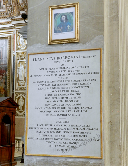 epitaffio a borromini