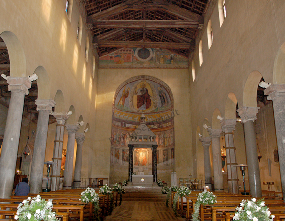 interno della chiesa di s.saba