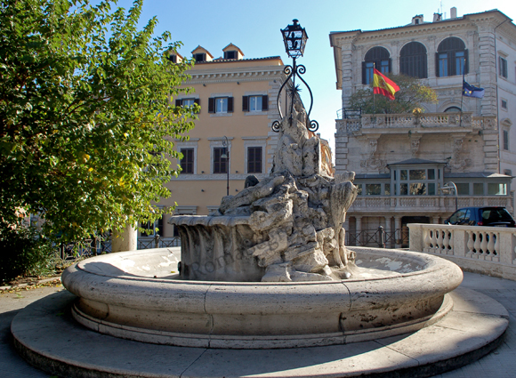 fontana dei navigatori a porto di ripetta