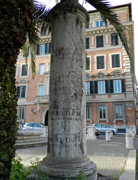 colonne del porto di ripetta