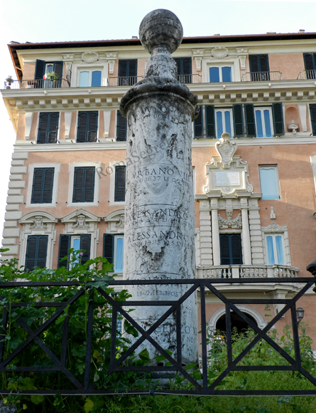 altra colonna del porto di ripetta