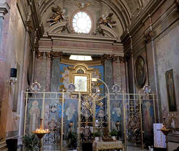 interno dei santi sergio e bacco