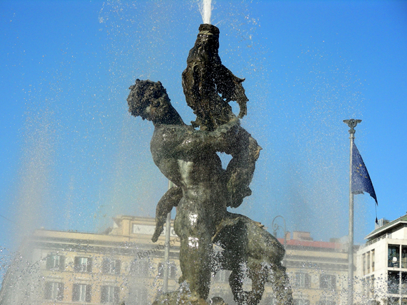 gruppo del glauco a piazza della repubblica