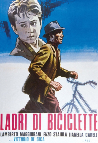 locandina del film ladri di biciclette