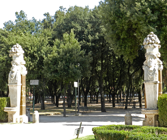 fontana delle erme a villa borghese