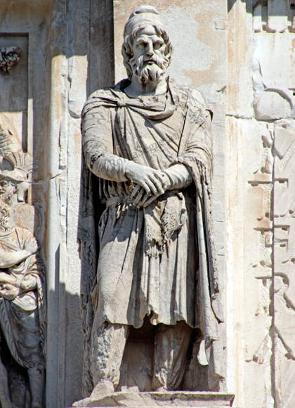 dace sull'arco di costantino
