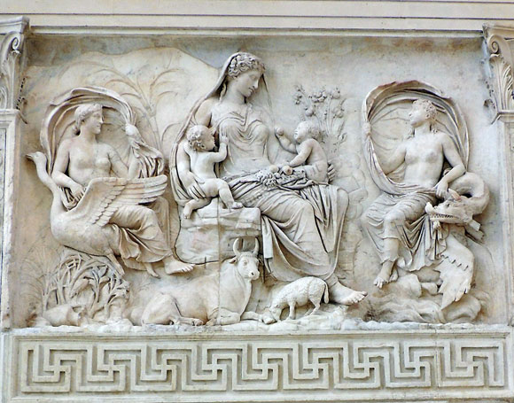 pannello con la pace ara pacis