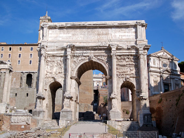 Vedi su Google Maps arco di settimio severo