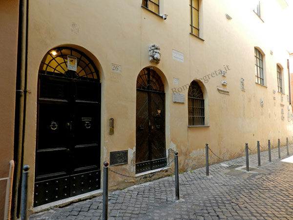 casa di antonio canova su via delle colonnette