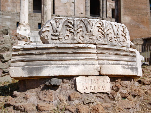 Vedi su Google Maps miliarium aureum