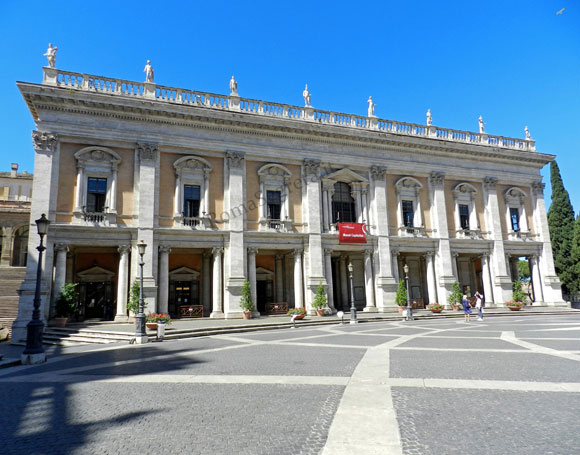 palazzo dei conservatori su piazza del campidoglio
